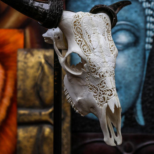 Cow Skull - Buddha