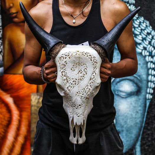 Cow Skull - Dragon