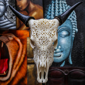 Cow Skull - Tribal 6