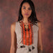 Orange, Long Breastplate With Feathers
