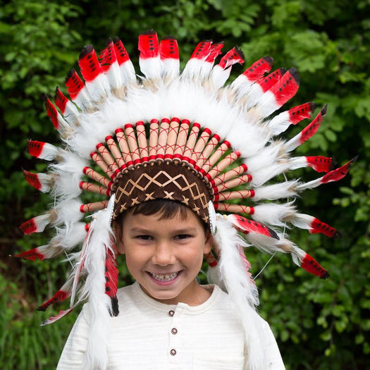 Kids Headdress - Mysterious Red
