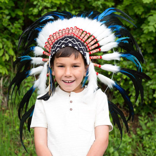 Kids Headdress - Royal Blue