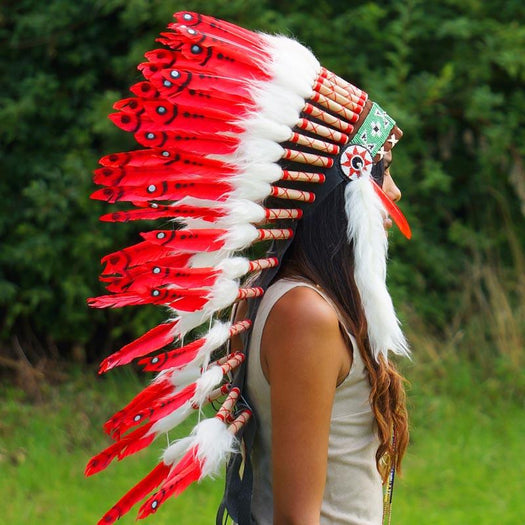 Red Indian Headdress by Novum Crafts