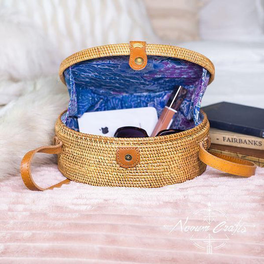 Round Rattan Bag (Large) - Penida