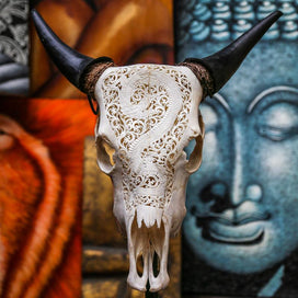 Cow Skull - Dragon