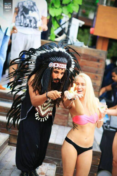 Multi-colored Maxi-Breastplate With Teeth