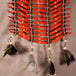 Orange, Long Breastplate With Feathers