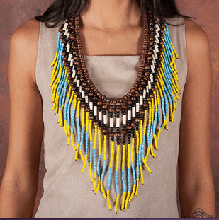 Yellow-Turquoise Necklace