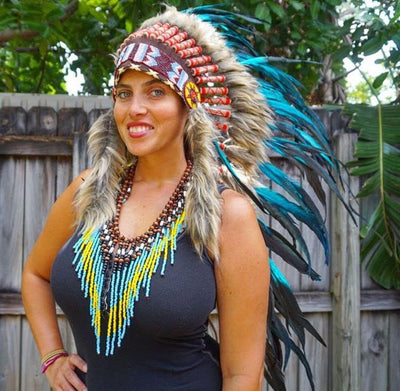 Yellow-Turquoise Necklace